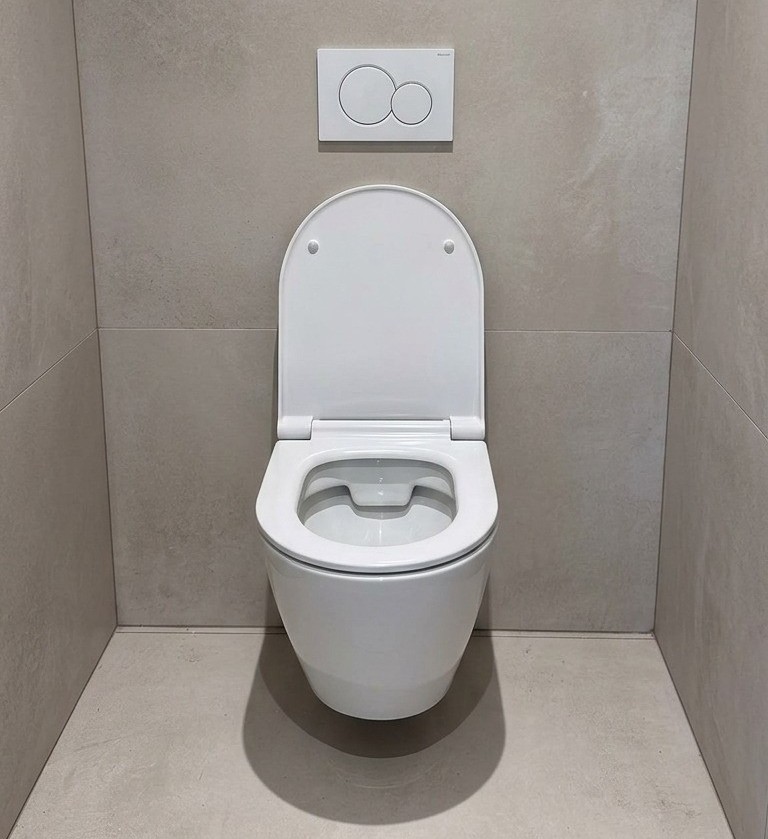 Pose WC suspendu par AS Thermi plombier Cholet